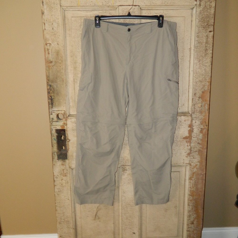 Columbia Mens Convertible Pants Shorts Hiking Fishing Omni-Shade Sz 40x30 (N-31)